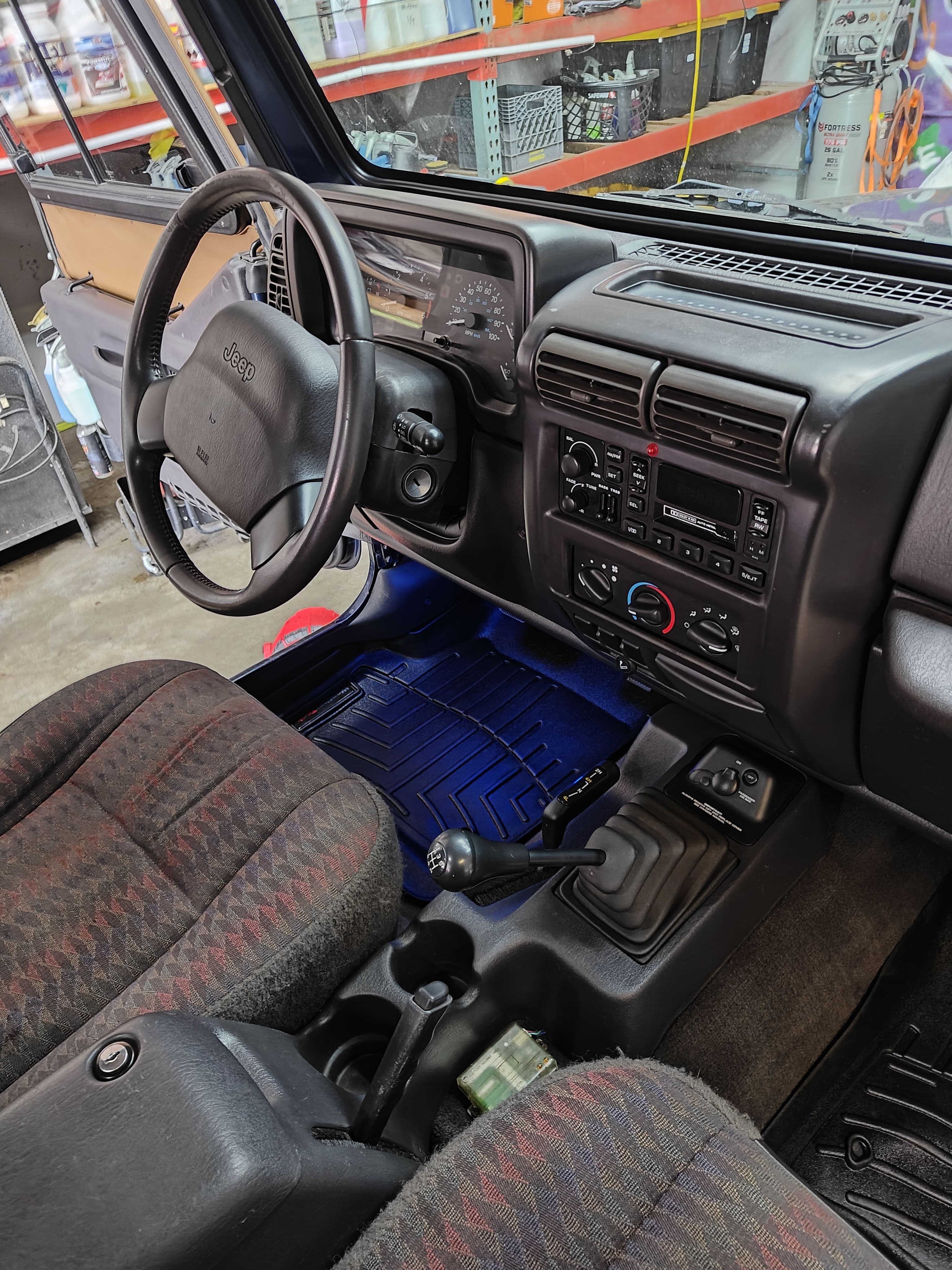 Vehicle Interior after our extensive Interior Restoration service