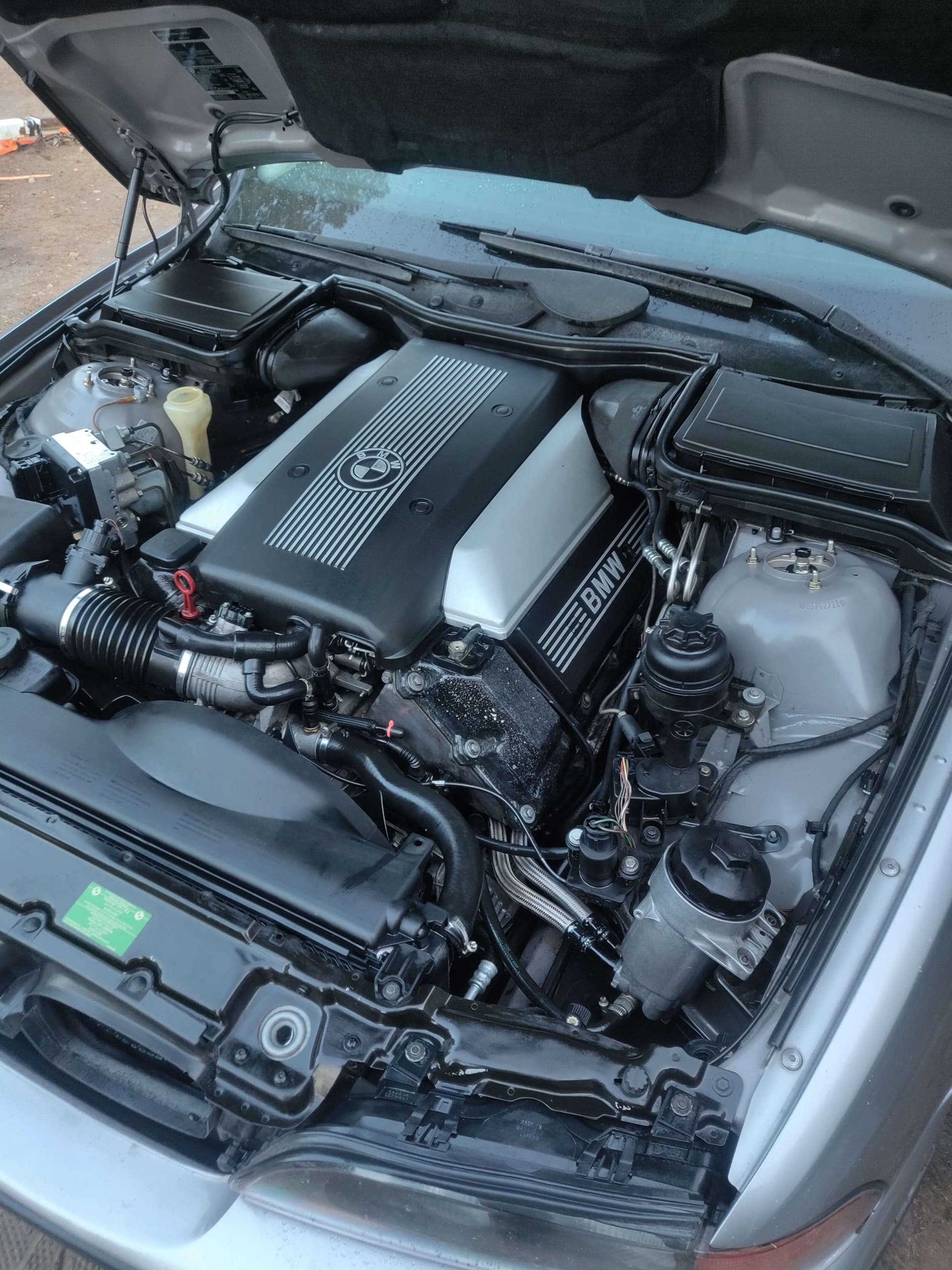 Engine bay after our Engine Bay Cleaning addon